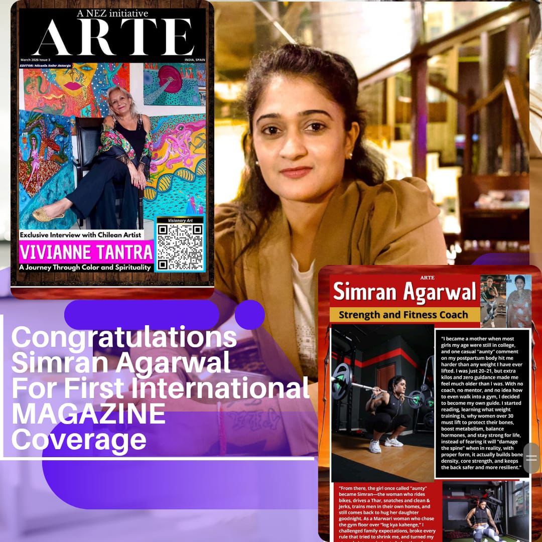 Simran Agarwal ARTE Magazine Coverage March 2026